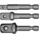 Набор STAYER MASTER "MAXFIX": Адаптеры для торцовых головок, сталь 40Cr, 3 предмета E1/4-1/4", E1/4-3/8", E1/4-1/2", 50 мм